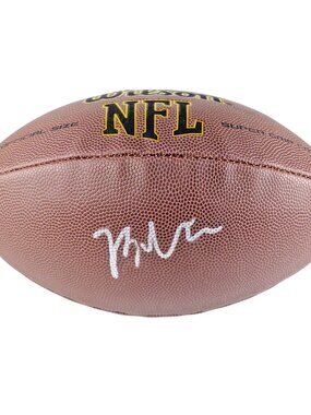 J Balvin Signed Wilson NFL Football Super Bowl LIV Reggaeton Proof COA